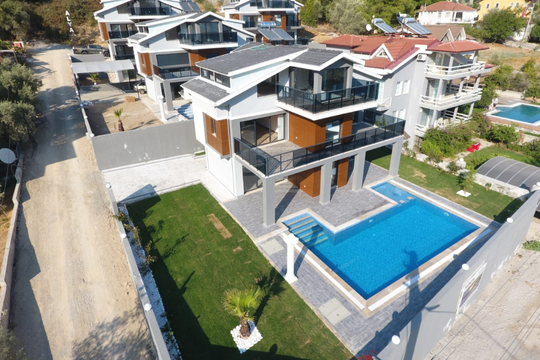 Triplex Villa with Uninterrupted Sea View in Göcek