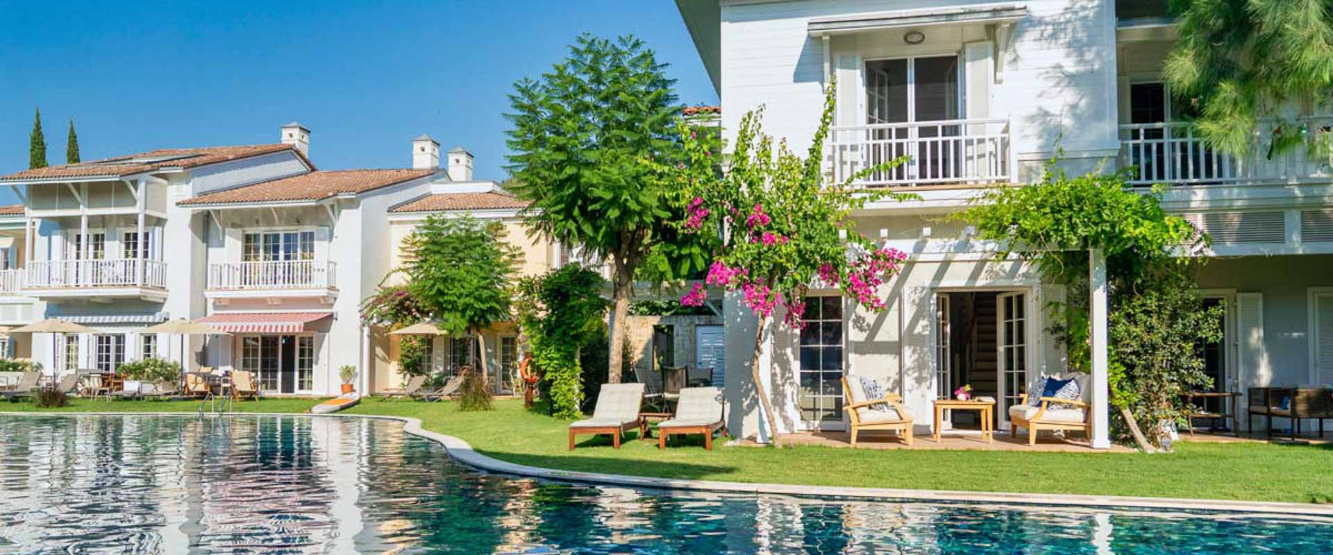 Semi-Detached Villa for Sale in Göcek Portville, Poolside Location