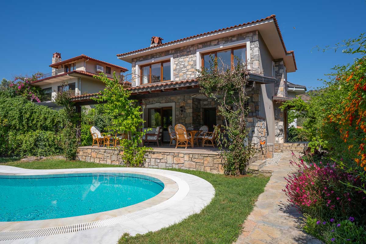 4+1 Private Pool Villa for Annual Rent in Göcek, Below the Main Road