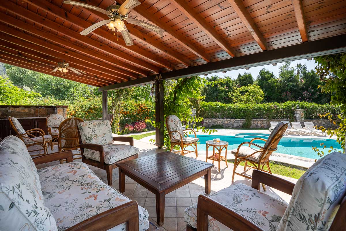 4+1 Private Pool Villa for Annual Rent in Göcek, Below the Main Road