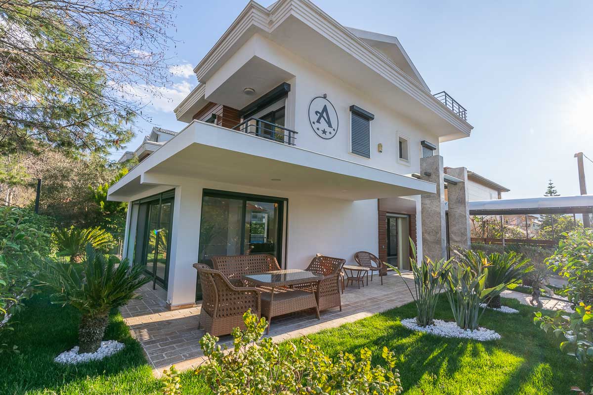 Detached Triplex Villa for Sale in Göcek Center