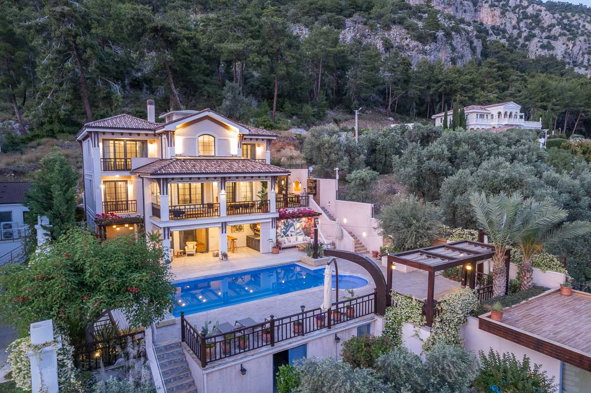 Elegant Hillside Villa with Pool