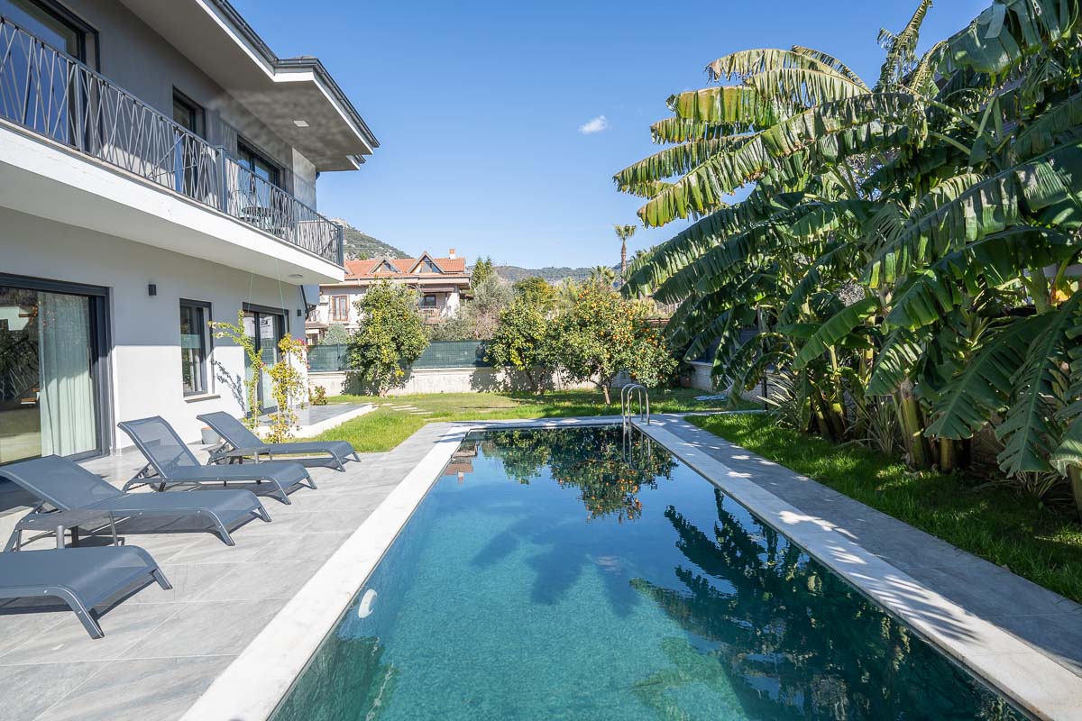 Long-Term Rental Luxury Villa in Göcek – Central and Modern