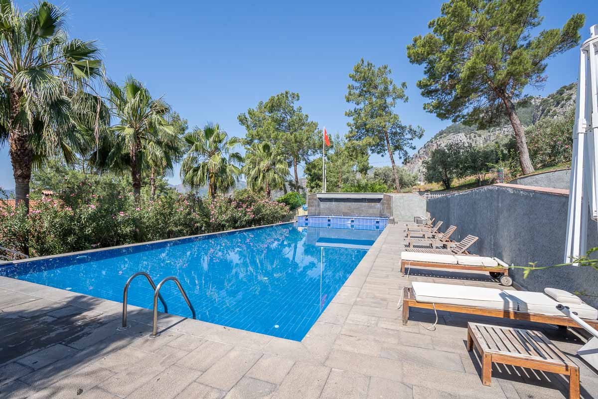 Corner Garden Duplex with Panoramic Sea View in Mira, Göcek