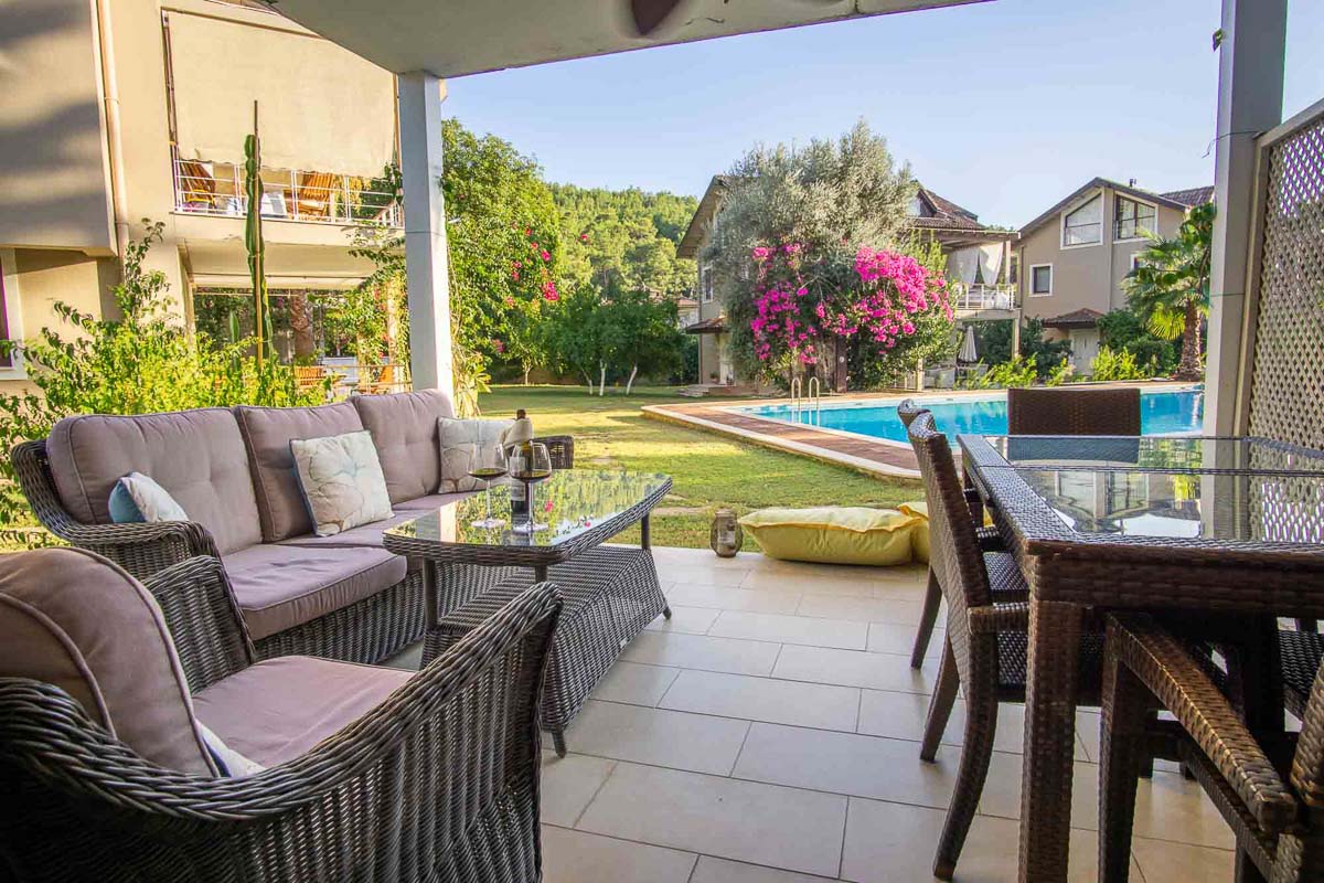 Garden Duplex for Rent Gocek