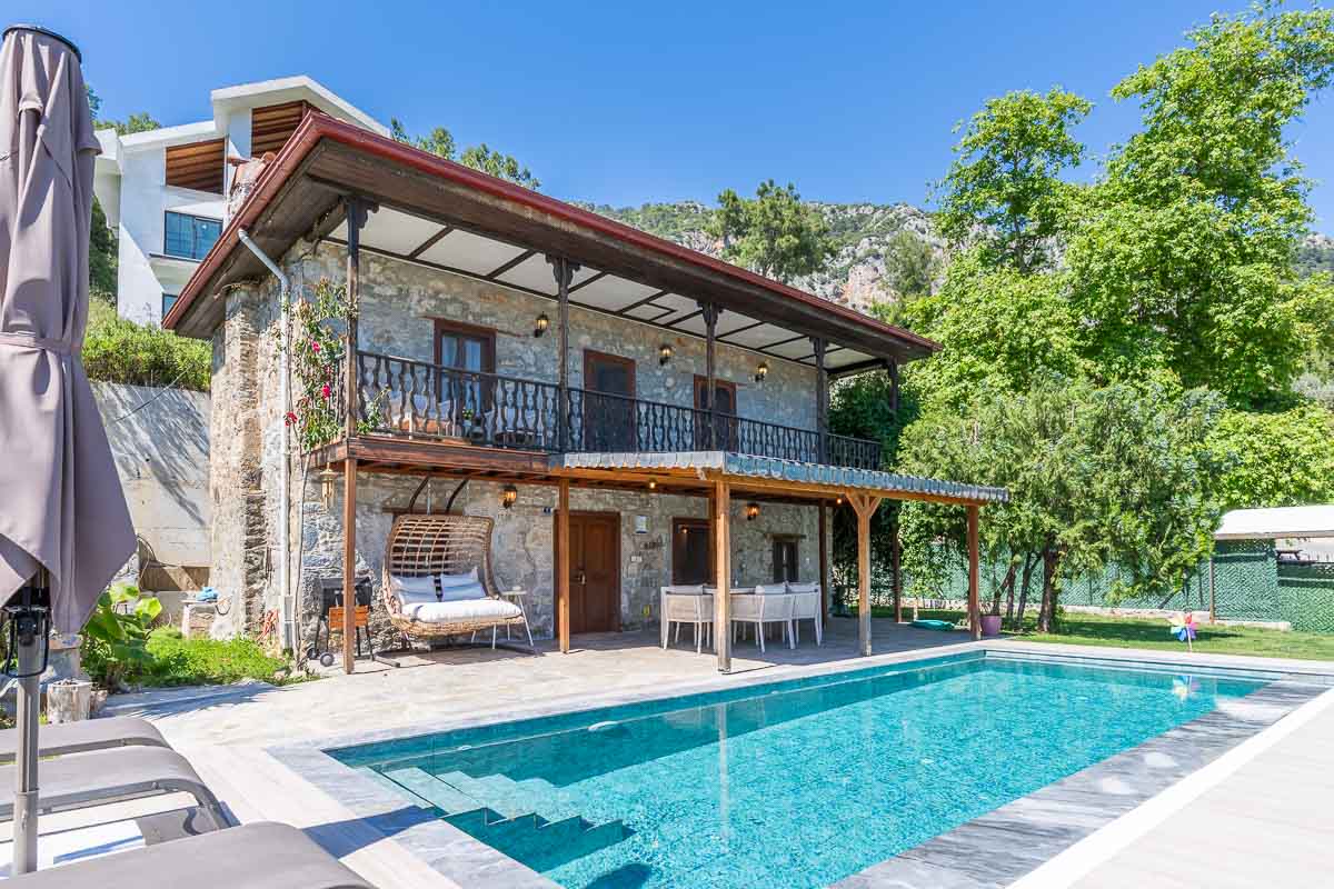 Detached Stone Villa in Gocek