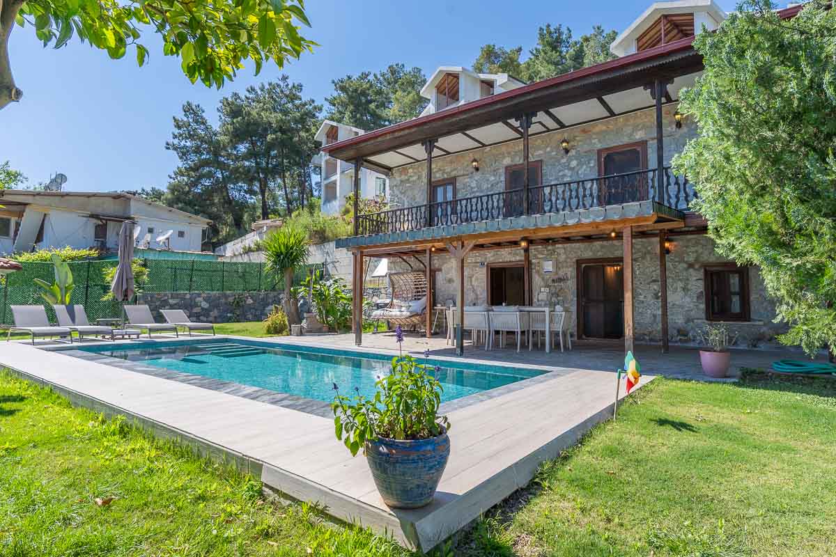 Detached Stone Villa in Gocek