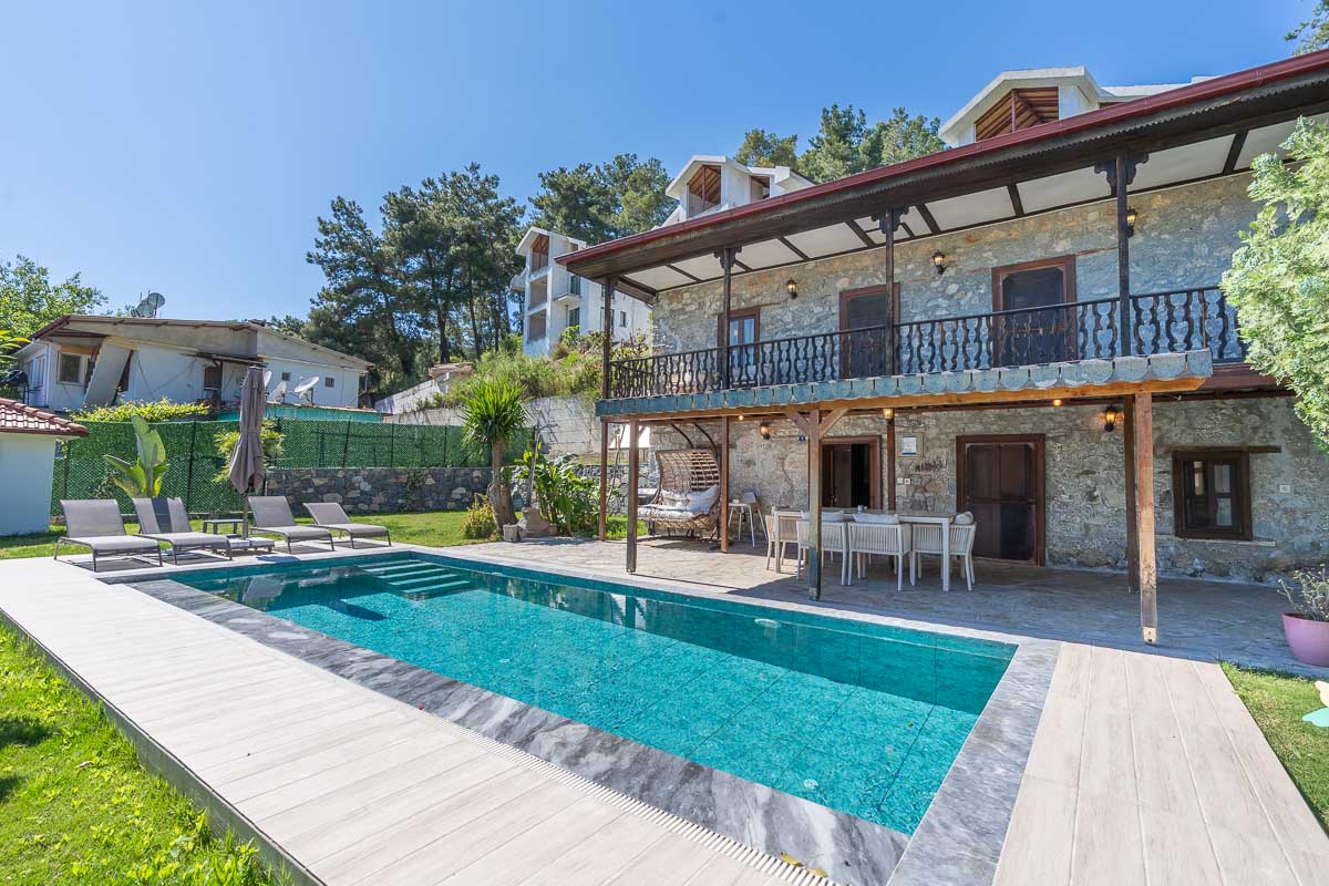 Detached Stone Villa in Gocek