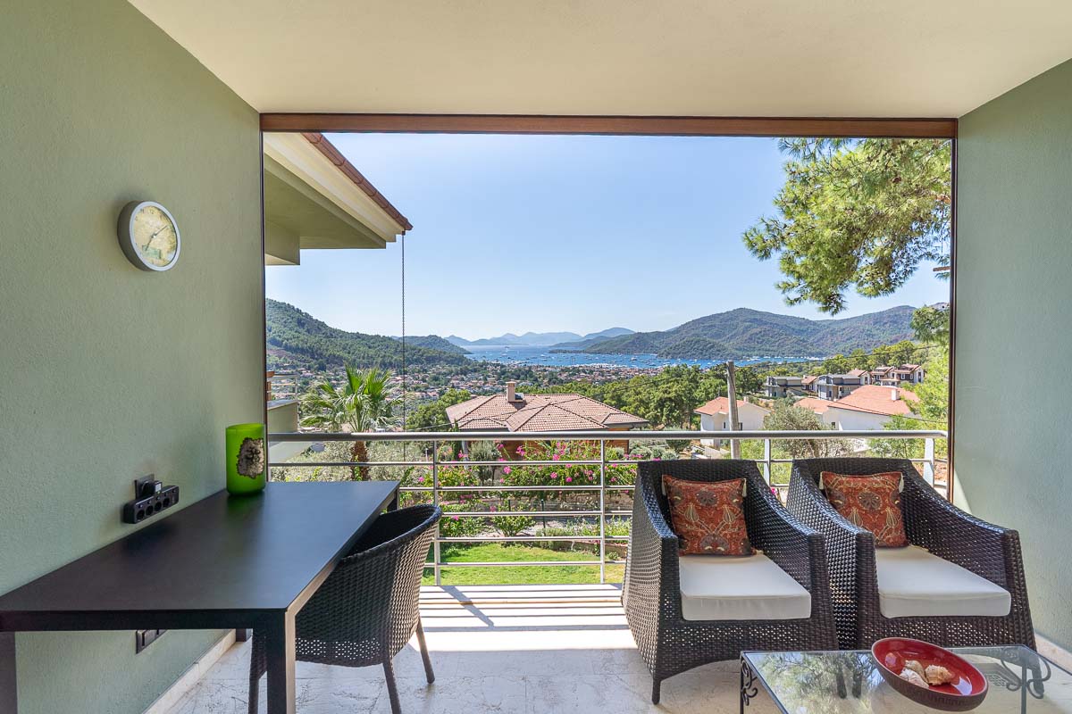 Panoramic Sea View Duplex in Göcek